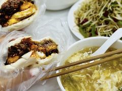 -清真马乐贝腊牛肉蛋黄菜夹馍(马蓉洒金桥店)