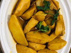 五花肉烧芋儿-双合园·海鲜水饺青岛菜(万佳广场店)