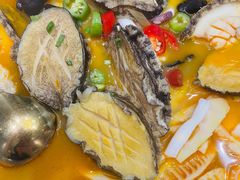 鲍鱼混烧-甜阿姨·天台花园私房菜(万松园店)