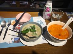 中部绿咖喱鸡肉-帕蓝·暹罗料理(曲阳店)