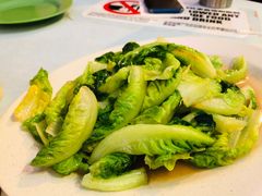 腐乳炒本地油麦菜-明记烧鱼美味店
