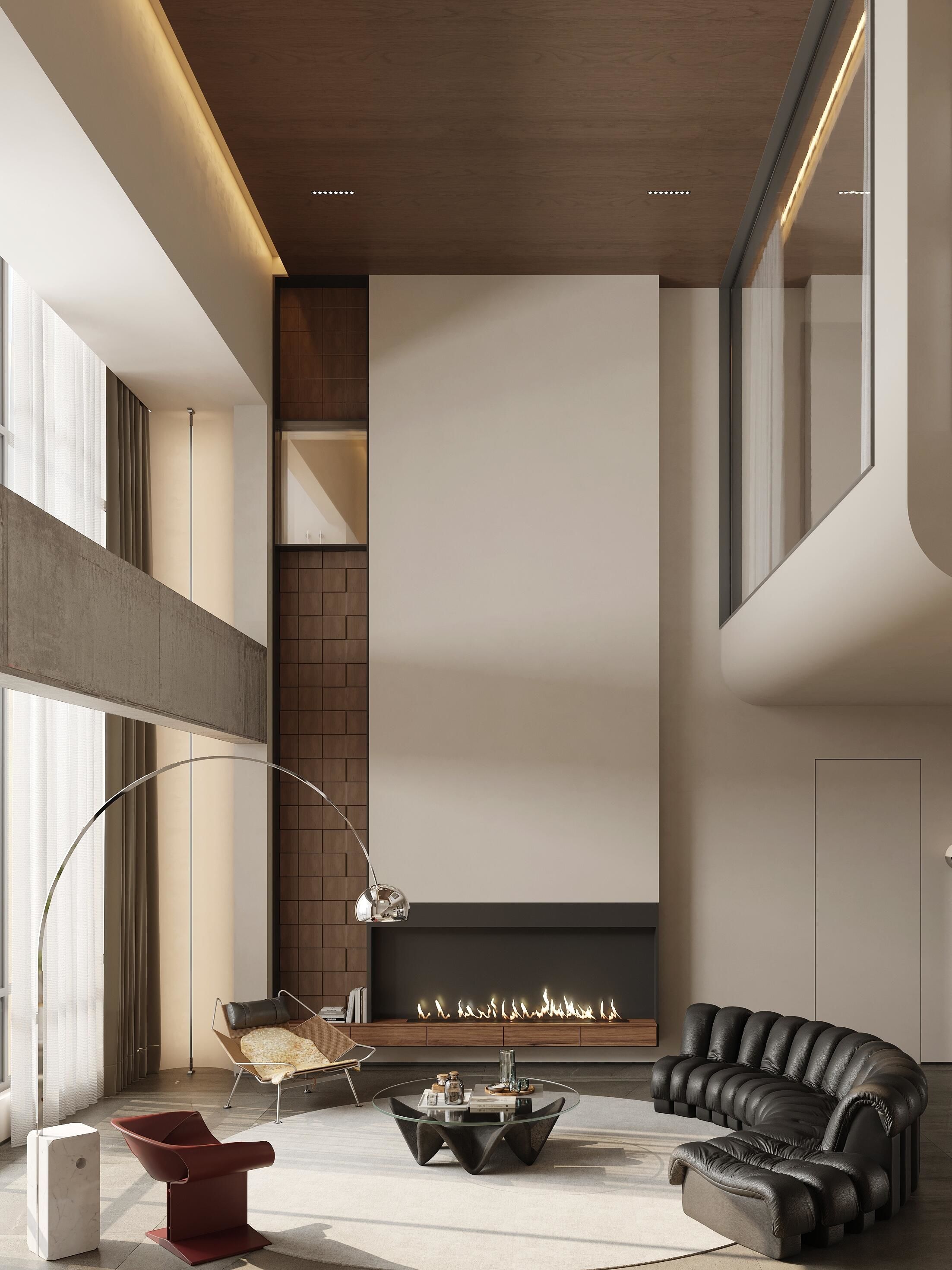 520平顶复×挑空,享受没有天花板的快乐