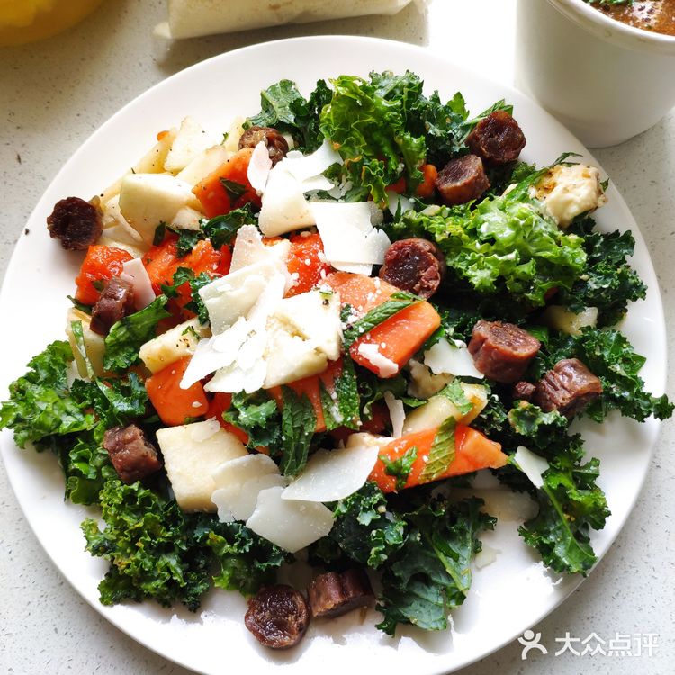 香梨木瓜薄荷沙拉: 可以当果盘吃的沙拉