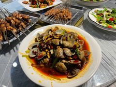 香辣花蛤-老兰家传统烧烤炒菜泡馍(小南门店)