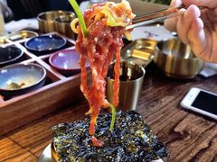 生拌牛肉-海之屋韩式烤肉(海棠68环球美食街店)