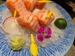 三文鱼腩刺身-炙柒Sekinana·精致日料(合生汇店)