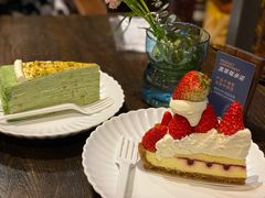 草莓芝士挞-黑草莓(重庆路店)