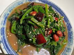 凉菜果仁菠菜-金谷园饺子馆(北邮总店)