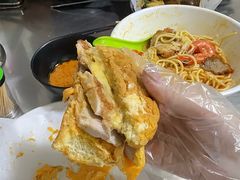 鸡扒芝士蛋菠萝包-颓记茶餐厅(美景总店)