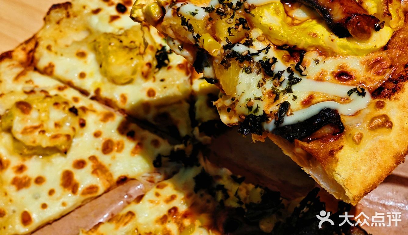 🍕深圳打工人减脂秘密基地！榴莲鳗鱼双拼披萨
