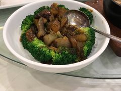 翡翠鲍汁扒海参-江南村酒家