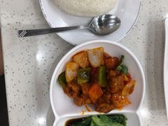 菠萝咕噜肉饭-明园茶餐厅(沙头角店)