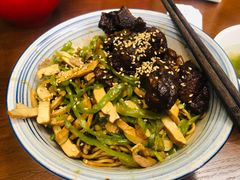 青椒香干肉丝-一味老卤面(大石桥店)