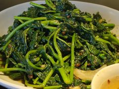 马拉盏炒菠菜-大头虾越式风味餐厅(光明广场店)