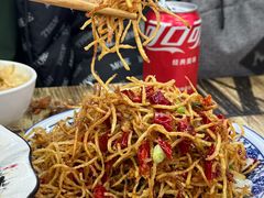 椒盐土豆丝-冬哥川菜馆(十梓街店)