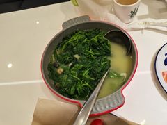 皮蛋肉丝煮桑芽-清晖小苑•顺德地方菜(壹海城店)