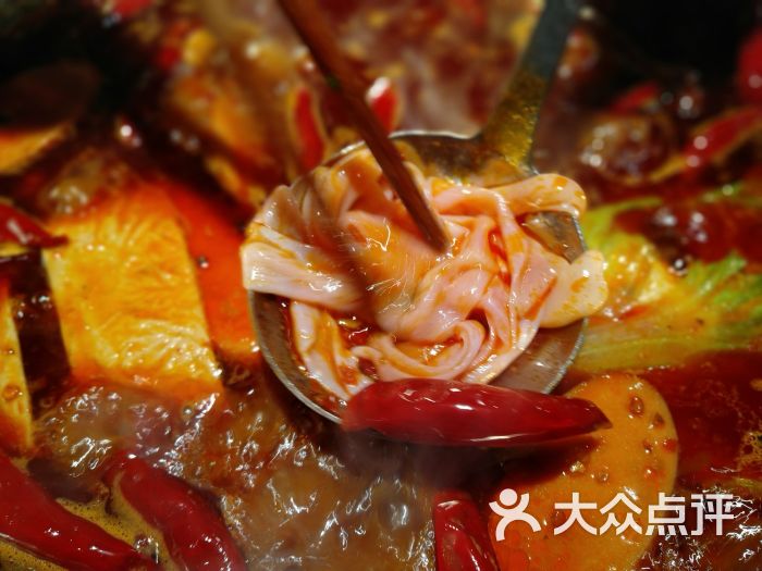 大龙燚火锅(九眼桥店)-鸭肠图片-成都美食-大众点评网
