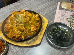 辣炒鱿鱼-全州豆芽汤饭