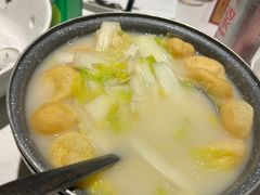 浓汤手打鱼腐娃娃菜-旺顺阁·北京菜·烤鸭(魏公村店)