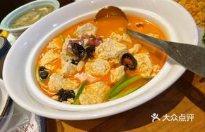 Handmade Shrimp Soup with Bai Shui Yang Tofu