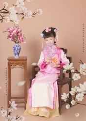 -后宫·古装汉服京剧儿童亲子全家福摄影