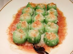 金蒜瑶柱蒸广东丝瓜-莉莉海堂HAITANG·烤鸭(国贸商城店)