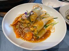 沾汁蔬菜米卷-南堂館川菜文化餐厅(天府店)
