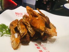 椒盐鲳鱼-阿庄新豫菜(航海东路店)