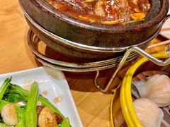 石锅自磨黑豆腐-粤仔湾砂锅粥(广益哥伦布店)