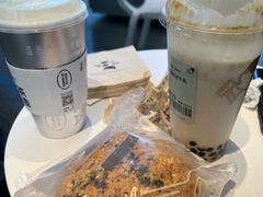 烤黑糖波波牛乳-喜茶(北京五棵松华熙店)
