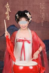 -后宫·古装汉服京剧儿童亲子全家福摄影