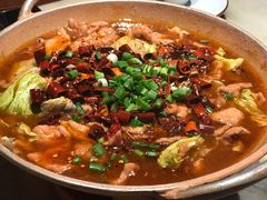 水煮肉片-红蜡烛-养生粥-津鲁菜(中山路店)