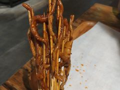 铁板滚石鸭肠-铁人烧烤(北京店)