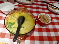 鸡汤小白菜煮榆林豆腐-西贝莜面村(上海百联西郊店)