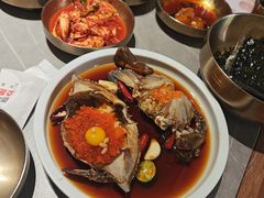 -草家酱蟹炭火烤肉店(珲春南路一店)