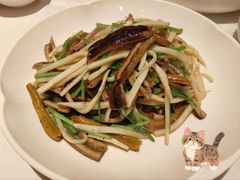 茭白炒现划鳝丝-玫瑰厅上海菜(兴国路店)