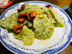 椒盐桑叶-天台徐家小吃