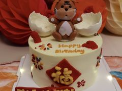 -咖咖熊蛋糕定制·英国蓝风车动物性淡奶油