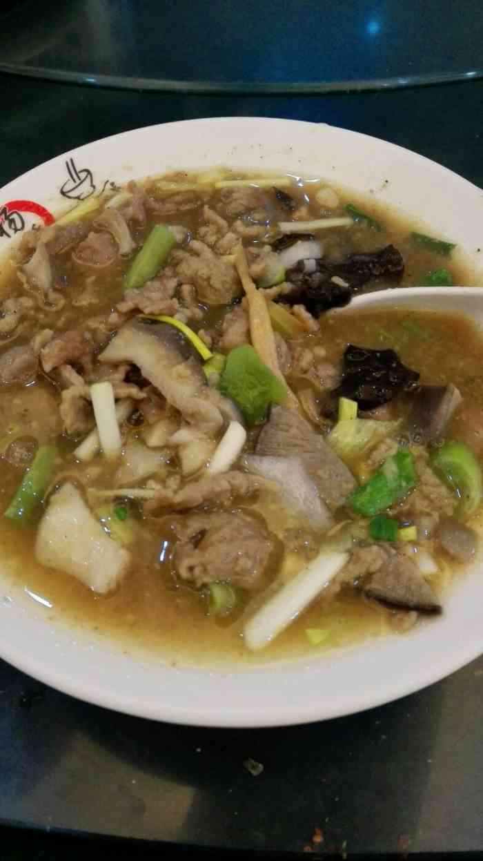 杨记食府连汤肉片-"连汤肉片超有名的老店,此店专一,都是冲着.