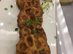 XO醬燒蓮藕夾-银都上海菜馆(粤海东路店)