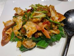 XO酱爆炒秋葵北极贝-皇朝会.经典传统粤菜(外滩店)