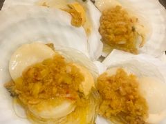 蒜蓉蒸大扇贝-富家湾大海铺