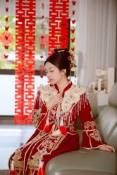 -桃子造型婚纱礼服(凤起广场店)