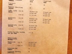 菜单-% Arabica阿拉比卡咖啡(深圳湾万象城店)