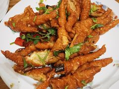 虎皮鸡爪-长寿腊肉面