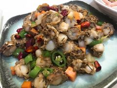 葱爆威海扇贝-威海渔村(静安旗舰店)