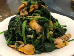 毛蛤蜊拌菠菜-新时代大酒店(仰口路店)