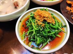 虾皮热炝芥兰苗-海天楼中餐厅(吴宫泛太平洋酒店)