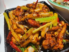 铁板虾球鱿鱼须-撒椒·四川江湖菜(西单大悦城店)