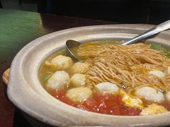 丝瓜鱼丸炖馓子-永安鱼庄·镇江菜(东吴路店)